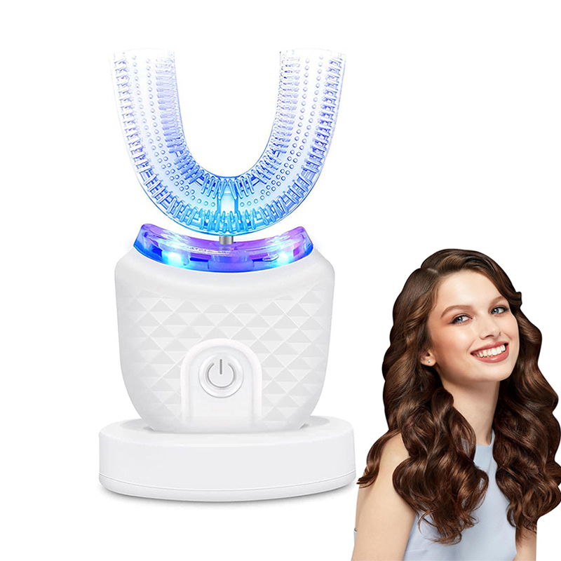 Teeth Whitening Kit - U字型充電式ライトクイックホワイトニング歯のホワイトナー、プロ仕様の歯のホワイトニングキットで白い笑顔を実現