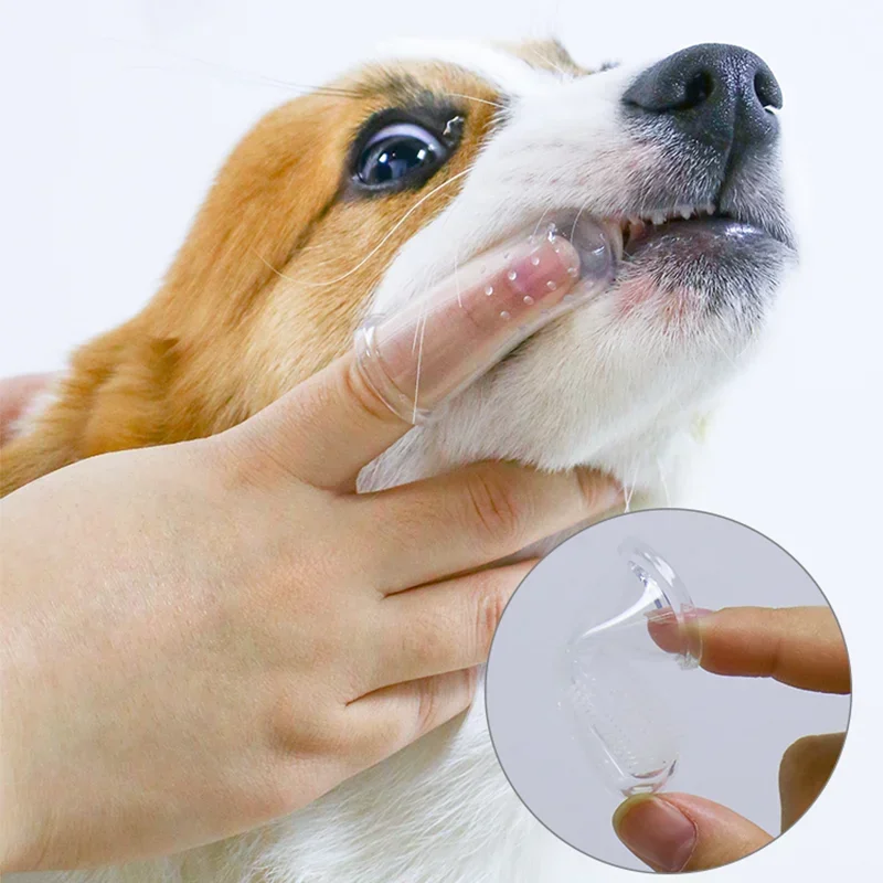 超ソフトシリコン指歯ブラシ 犬猫用 歯垢除去 子犬子猫の歯の - Teeth Whitening Mouthwash のレビューと価格