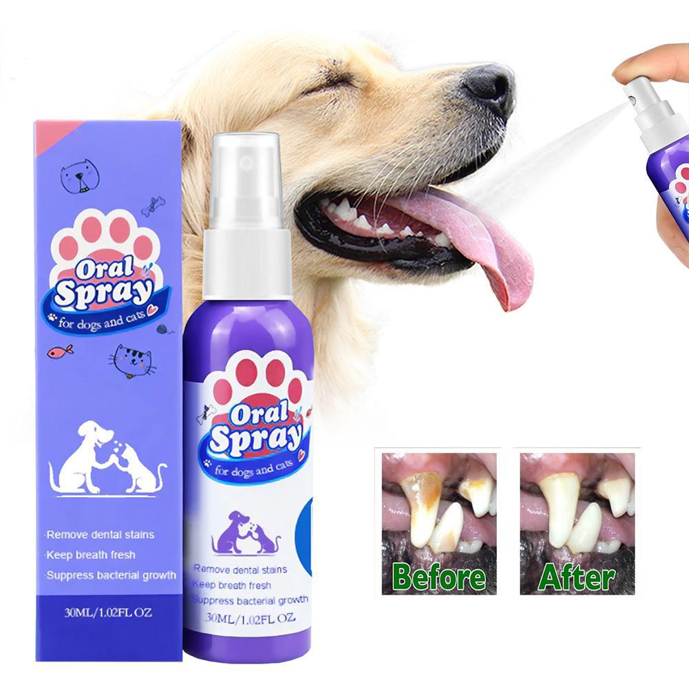 ペット用マウススプレー、口臭予防＆歯のクリーニングスプレー、 - Teeth Whitening Mouthwash のレビューと価格