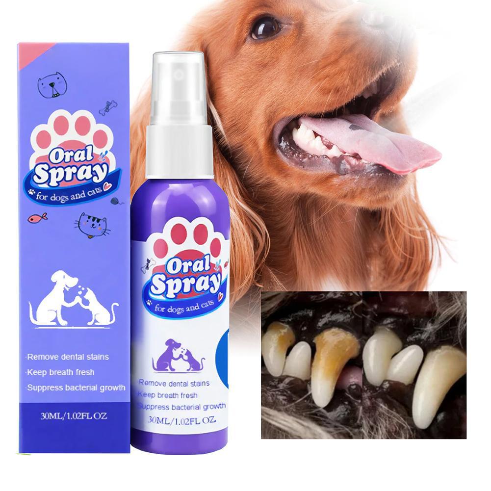 ペット用マウススプレー、口臭予防＆歯のクリーニングスプレー、 - Teeth Whitening Mouthwash のレビューと価格