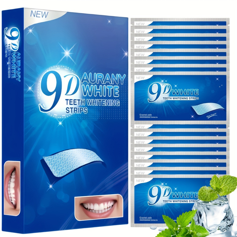 9D Aurany ホワイト歯ホワイトニング ストリップ 2 - Teeth Whitening Near Me のレビューと価格