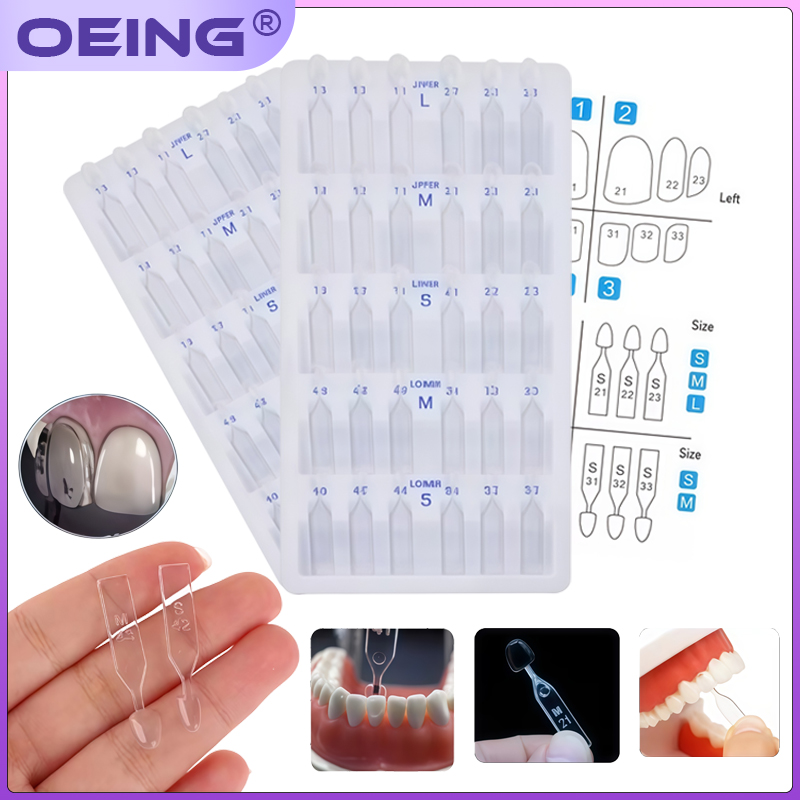 1セット歯科用ベニア型キット、コンポジットレジン型、前歯美容 - Teeth Whitening Moulds のレビューと価格