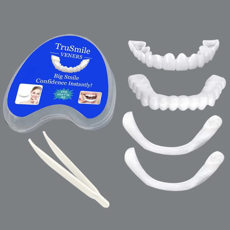 装着式のベニア歯キット。調整可能な美容用歯科ベニア。男性・女 - Teeth Whitening Kit のレビューと価格
