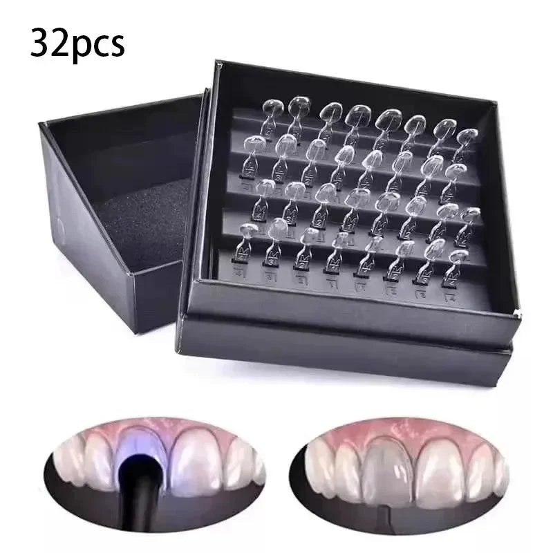 32個入り歯科用ベニアモールドキット、コンポジットレジンモー - Teeth Whitening Moulds のレビューと価格